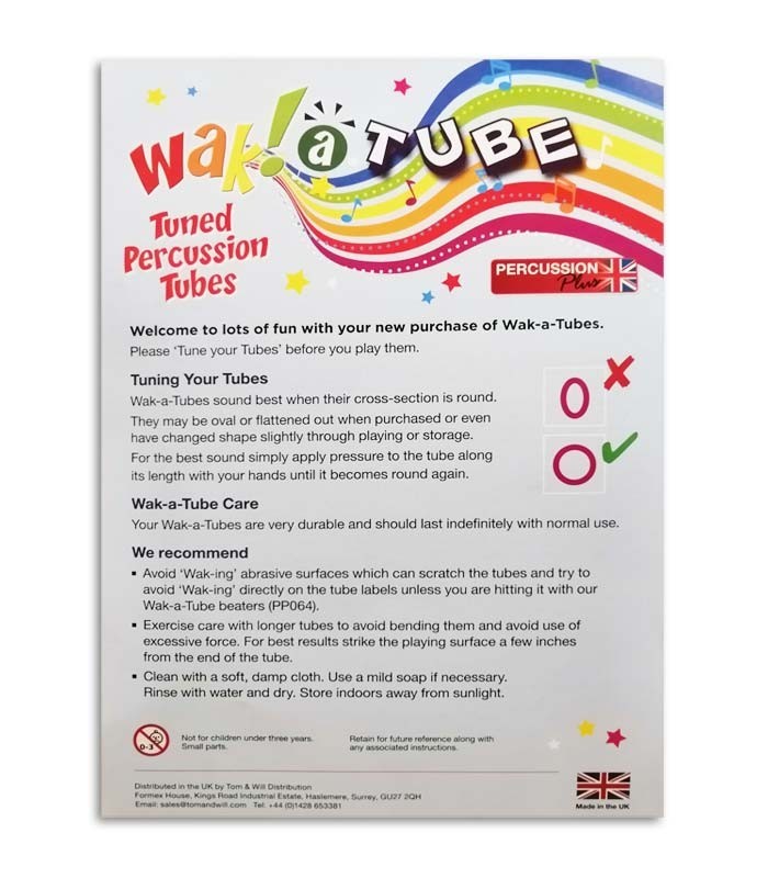 Instuctions of Wakatubes Chromatic PP791