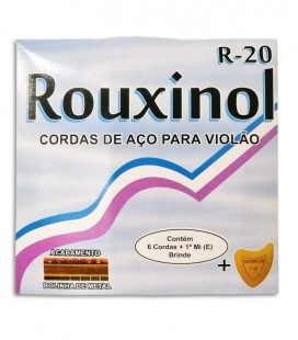 String Set Cordas Rouxinol R20 Viola de Fado 011 042 Ball