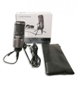 Package of microphone Audio Technica AT2020 with package and bag