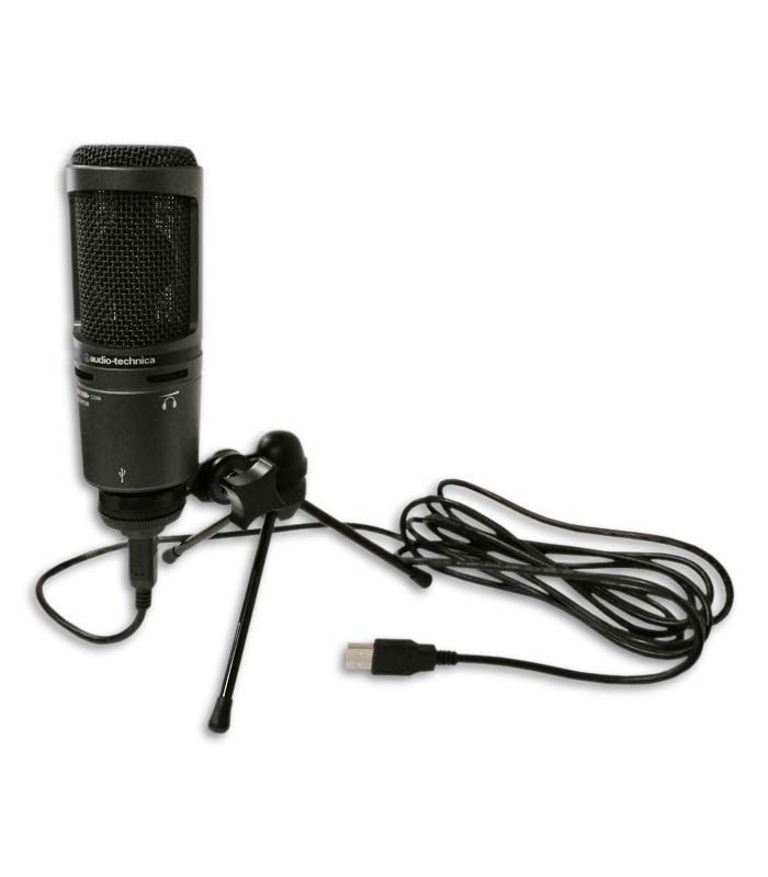 Package of microphone Audio Technica AT2020 with package and bag