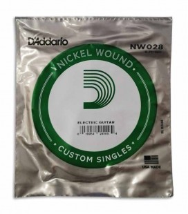 Individual String Dadd叩rio NW028 for Electric Guitar Nickel Wound