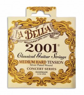 String Set LaBella 2001 for Classical Guitar Medium High Tension