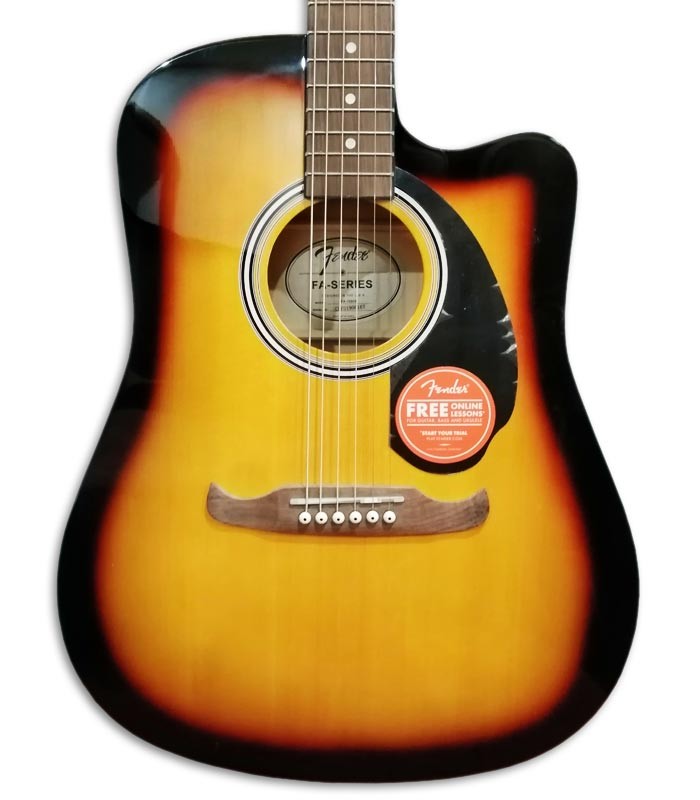 Expect ~ side disloyalty Fender FA-125CE Sunburst | Acoustic guitar | Salão Musical