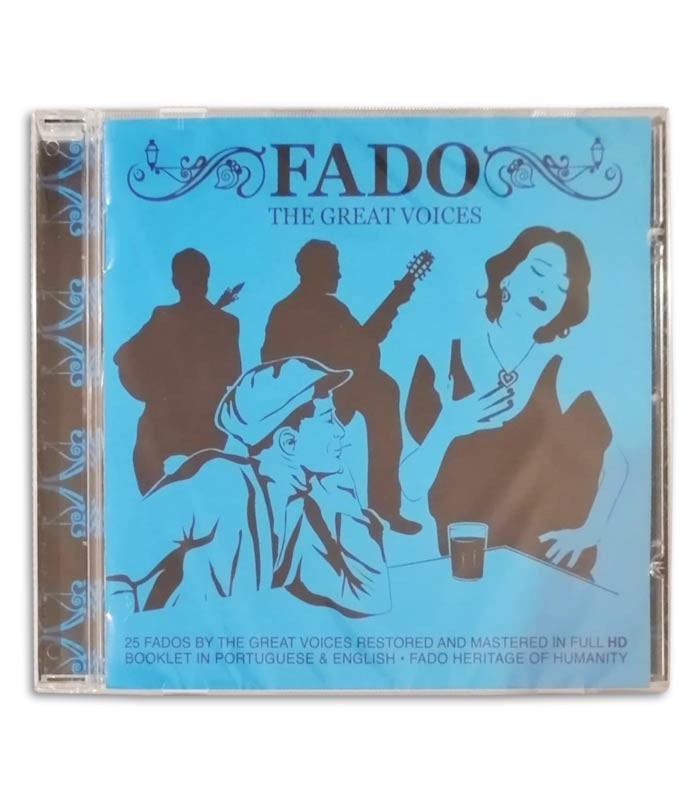 Photo of the cover of the CD Fado nas Grandes Vozes edited by Sevenmuses