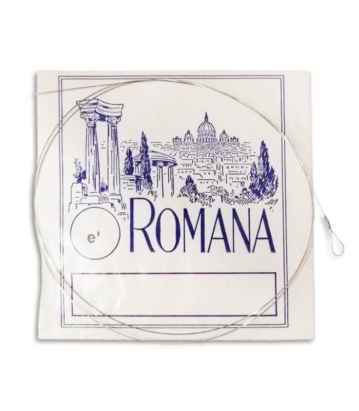 Photo of the third string E of the Romana balalaika string set