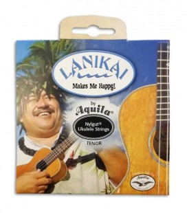 Photo of the package cover of the String set Lanikai for Tenor Ukulele