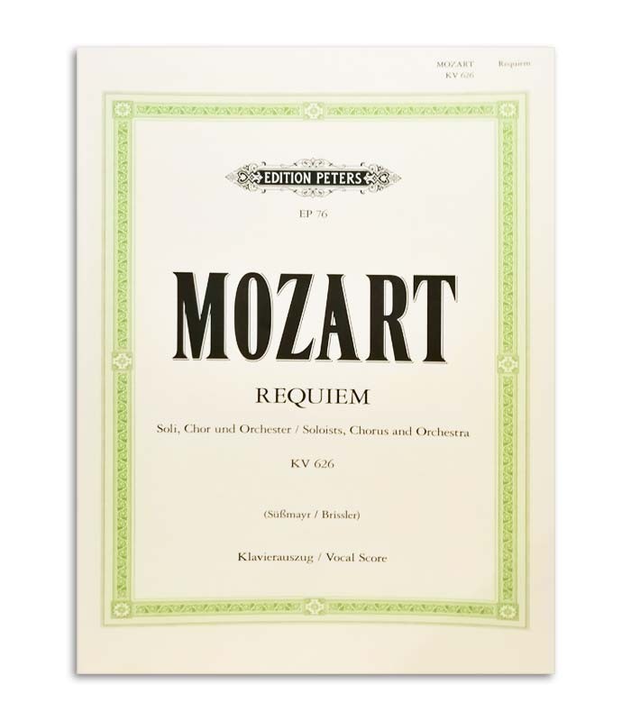 Photo of the cover of the book Mozart Requiem for choir and orchestra