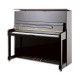 Photo of the Upright Piano Petrof model P125 M1 from the Higher Series front and three quarters