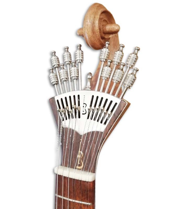 Photo of the fan machine head of the portuguese guitar APC 308LS