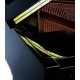 Photo detail of the cover and body of the Grand Piano Petrof P159 Bora