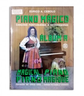 Photo of the book from Eurico Cebolo Titled ALB A Método Piano Mágico Album A with CD