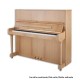 Photo of the Upright Piano Petrof P125 F1 with a satin beech cabinet