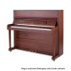 Photo of the Upright Piano Petrof P118 P1 with a satin mahogany cabinet