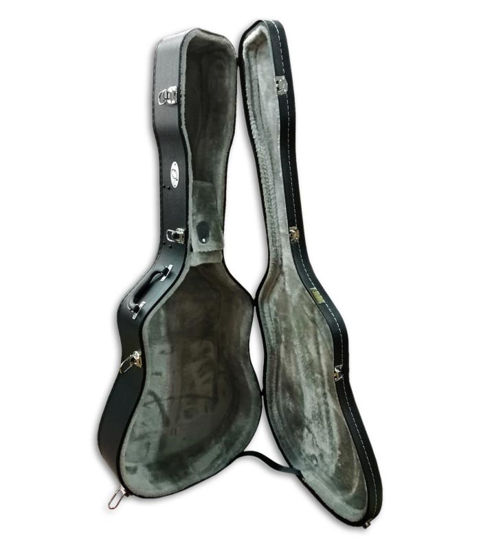 Photo of the interior of the Case Ortolá 987/503 for Folk Guitar