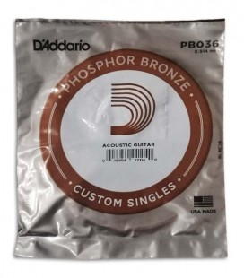 String DAddario PB036W Acoustic Guitar