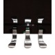 Photo of the pedals of the Ritmuller Upright Piano AEU118S PE Silent Classic