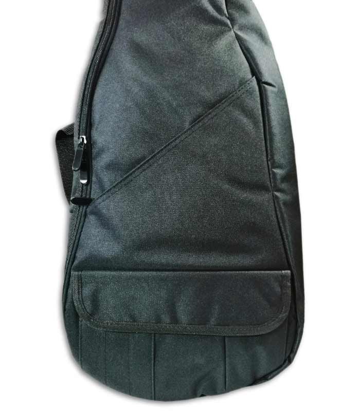 Photo of the pockets of the Ortolá Bag 6268 32 for Baritone Ukelele