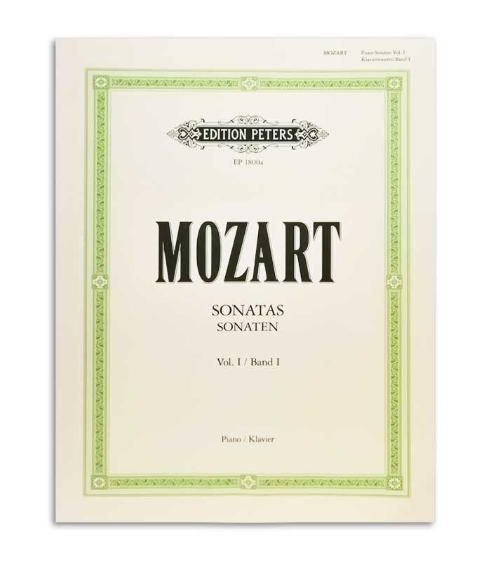 Photo of the cover of the book Mozart Sonatas V1 Nº 1 a 10 Peters EP1800A