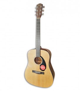 Photo of the Acoustic Guitar Fender model CD 60S Dreadnought Natural WN front and in three quarters