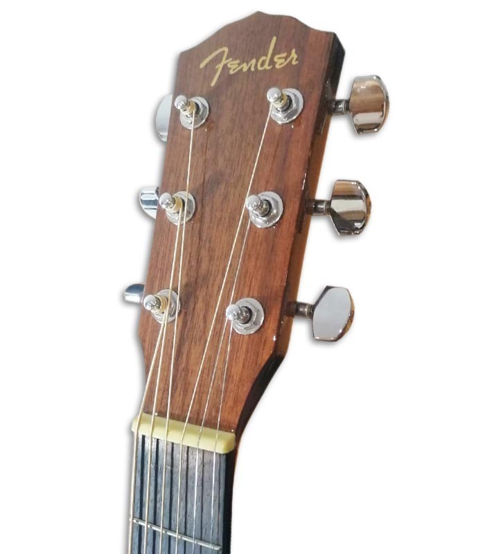 Photo of the head of the Acoustic Guitar Fender model CD 60S Dreadnought Natural