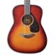 Photo of the top and rosette of the Folk Guitar Yamaha model FG800