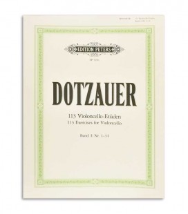 Dotzauer 113 Exercises for Cello Vol 1 Nº 1-34 Peters