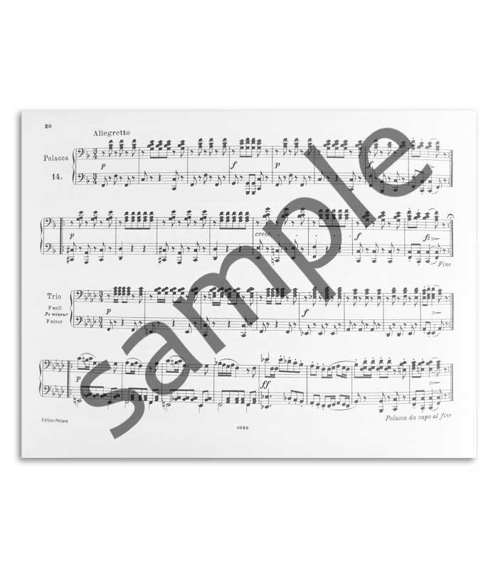 Photo of a sample of the contents of the Book Peters Diabelli Melodic Exercises OP 149 EP2442