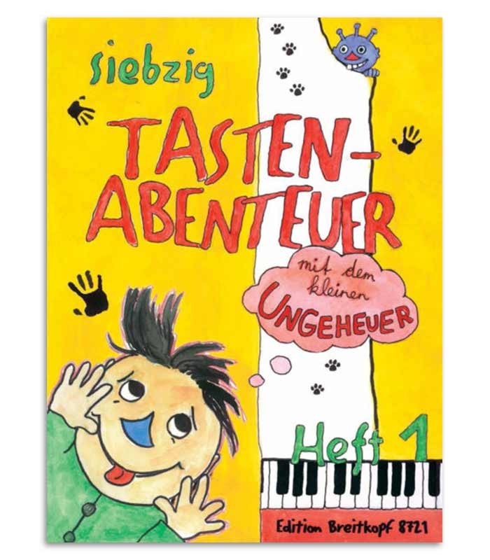 Photo of the cover of  book 70 Keyboard Adventures with the Little Monster V1 