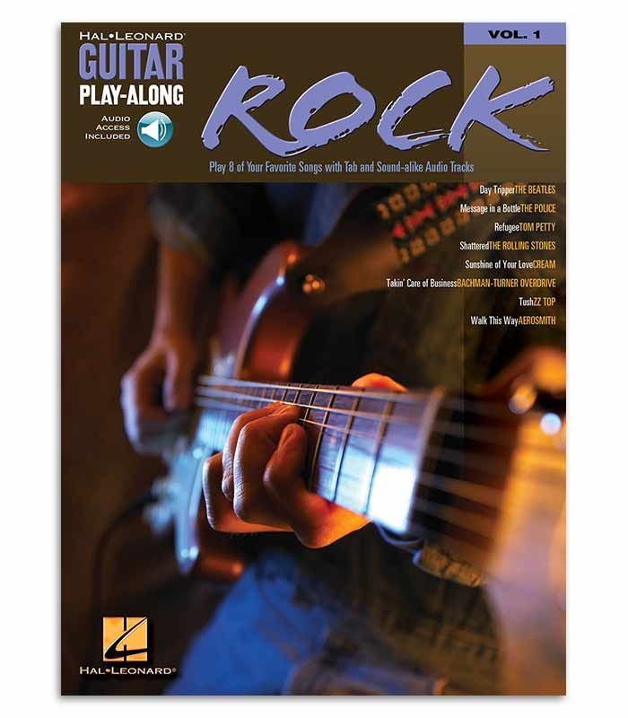 Photo of the cover of the Book Guitar Play Along Rock Vol 1 Book/CD HL00699570