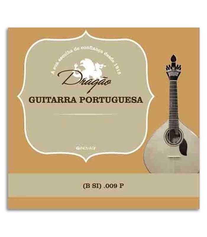 Dragão Portuguese Guitar Individual String 862 009 1st B Steel