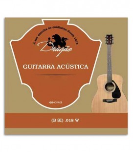 Dragão Viola String 813 Superior Steel Bass 018 2ª B without silk with Button
