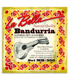 Photo of the package cover of the String Set LaBella MB 550 for Bandurria