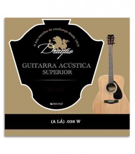 Dragão Viola String 823 Superior 036 5th A Bass with Silk and Button