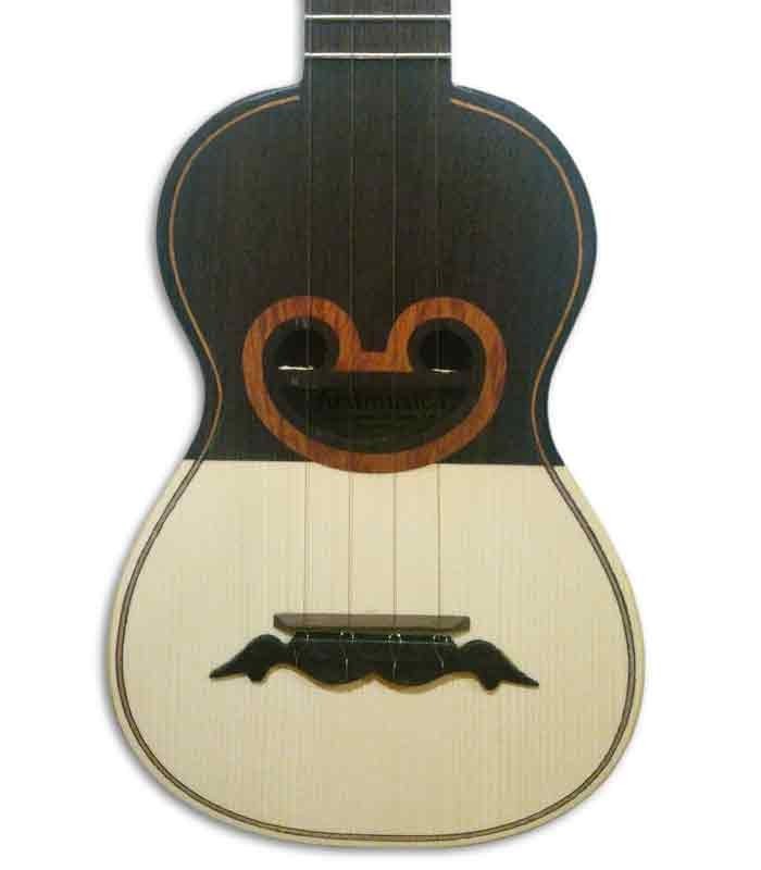 Photo of the Artimúsica Cavaquinho CV13C top and rosette