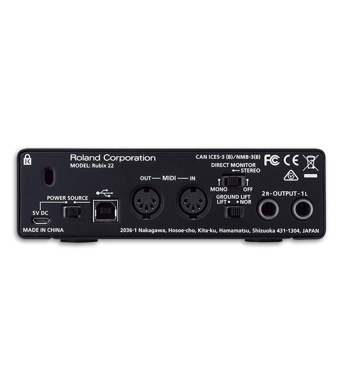 Roland Rubix22 | Interface USB Audio | Salão Musical de