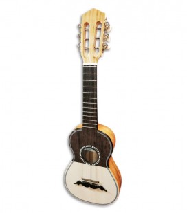 Artimúsica Cavaquinho CV20C Simple Half Tops Round Sound Hole 6 Strings with Machine Head
