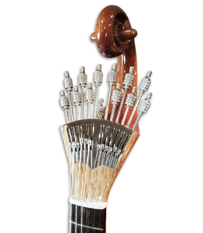 Photo of the Artimúsica Portuguese Guitar GP70LCAD machine heads