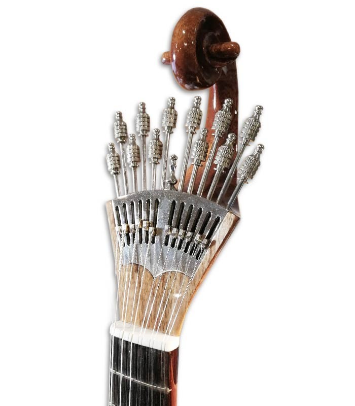 Photo of the Artimúsica Portuguese Guitar GP70L machine heads