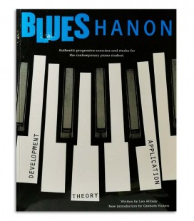 Photo of a Blues Hanon Piano Blues book sample