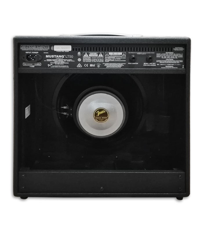 Back photo of the Amplifier Fender Mustang LT50