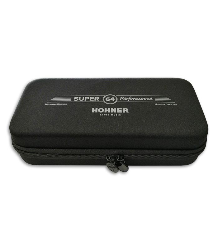 Photo of the Hohner Harmonica Super 64 New Version case