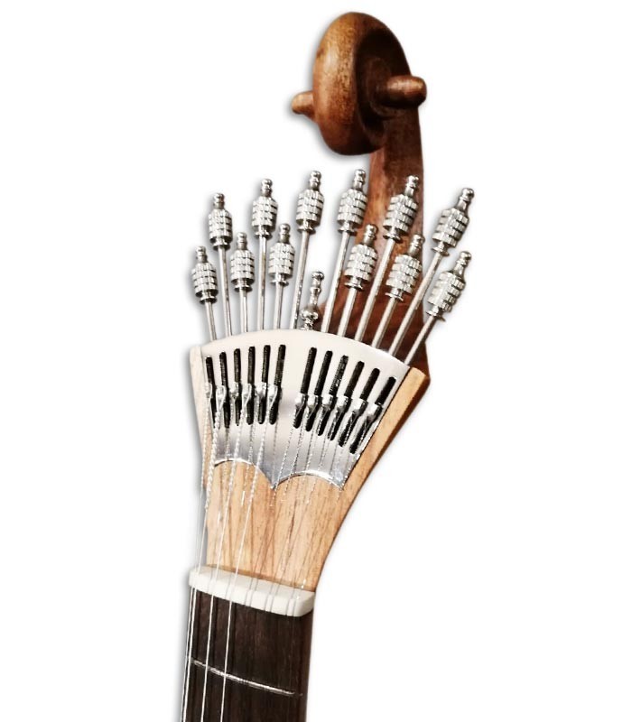 Photo of the Portuguese Guitar Artimúsica GPBASEL Lisbon Model machine heads