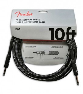 Cable Fender Professional Gray Tweed 3m for Guitar