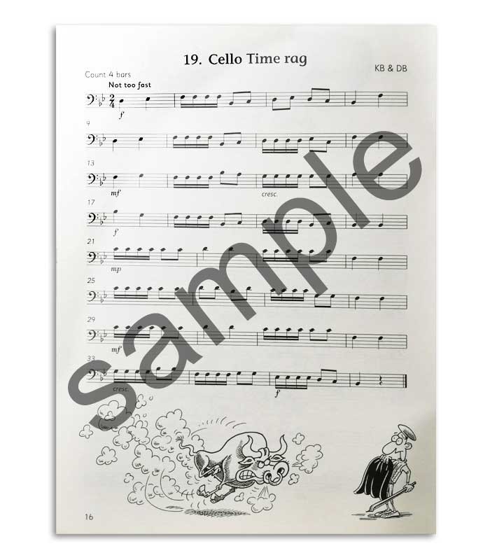 Photo of the Blackwell Cello Time Runners Book 2 with CD sample