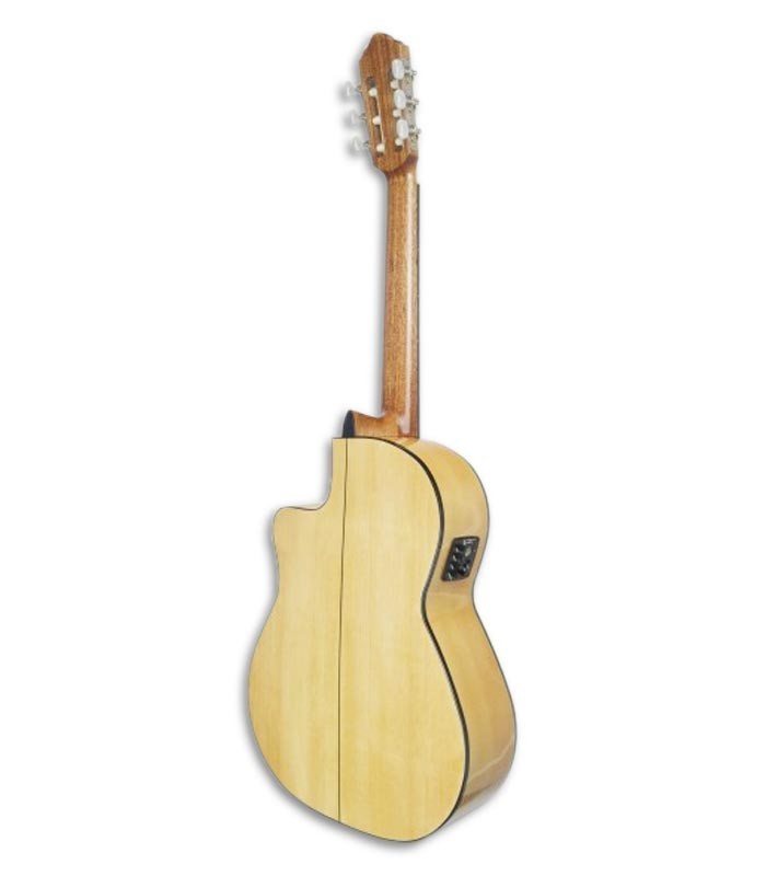 Photo of the Flamenco Guitar APC 1F CW Electrified back