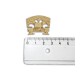 Photo of the Violin Bridge Aubert 1/16 with a ruler