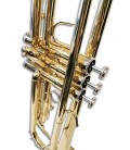 Photo detail of the valves of the trumpet Sullivan TT100