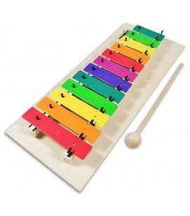 Metallophone Honsuy 11032 12 Bars Colored