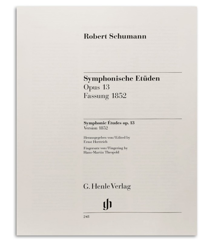 Photo of another sample of the Schumann Symphonische Etuden Op 13 book