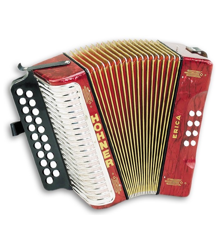 Photo of the Concertina Hohner Erica 8 Basses 2 Voices GC